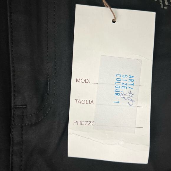 Otto Gi Italy Black Silver Embellished Pockets Bootcut Pants sz 38 / 8 NEW Tags - Picture 10 of 14